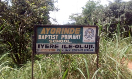 #WaterIyere – Tracking the construction of school toilet with cargo textures and drilling of borehole at Ayorinde Baptist Primary School, Iyere